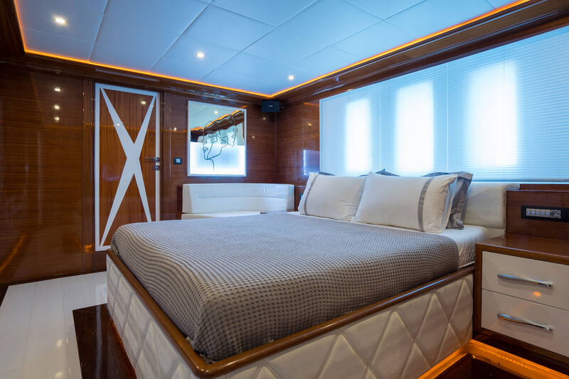 Aft double guest cabin