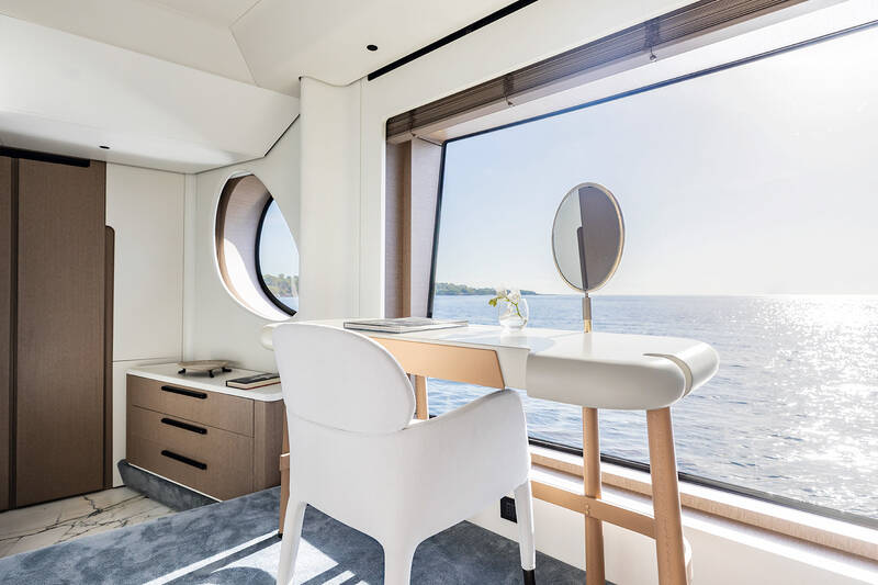 Owner's cabin on main deck