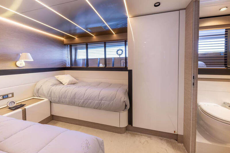 Guest cabin on lower deck