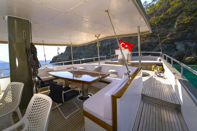 Aft deck