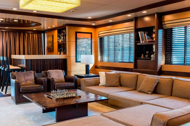 Main deck lounge area