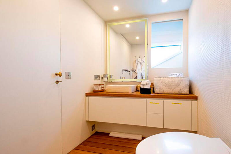 Bathroom of double cabin