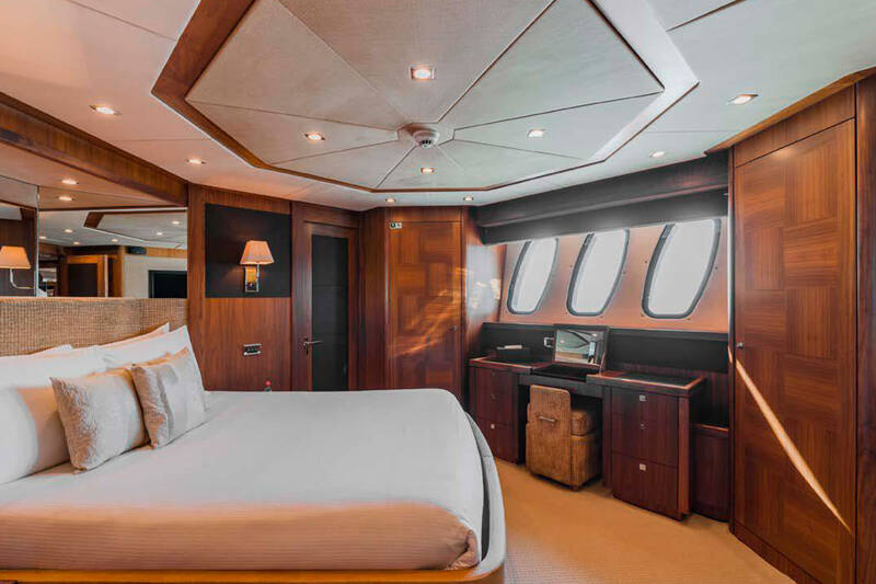 Guest cabin on the lower deck