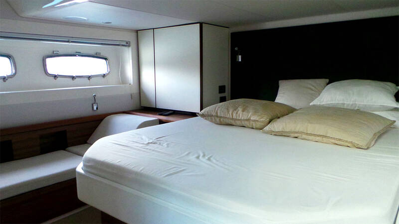 The owner's cabin