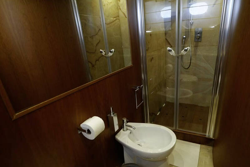 Bathroom in master cabin
