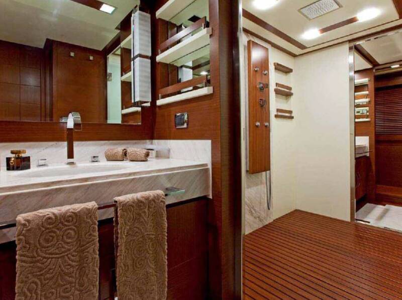 Bathroom in master cabin