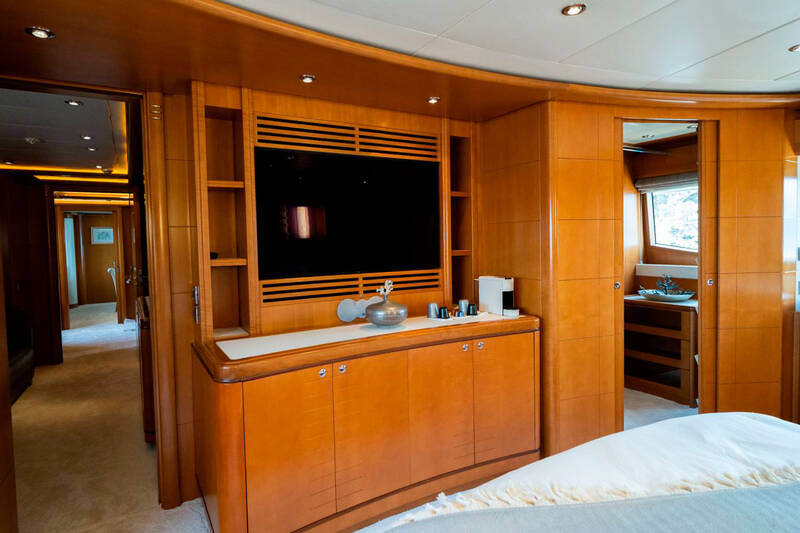 TV in master cabin