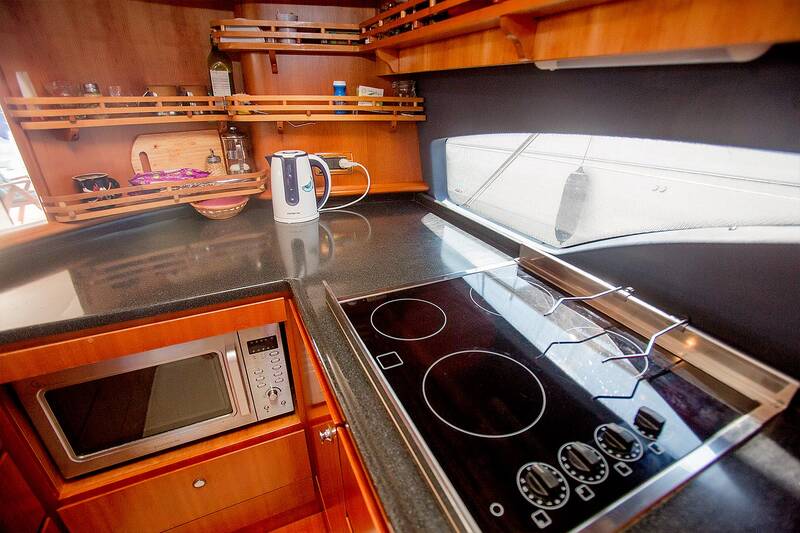 Galley in salon on the main deck