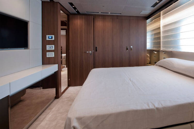 VIP cabin on starboard side