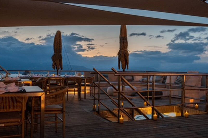 Aft deck