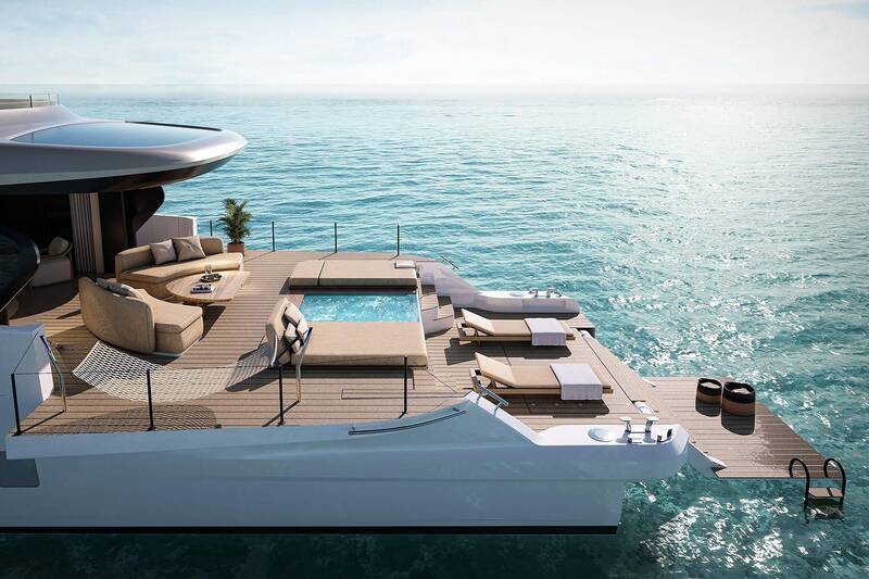 Aft beach club