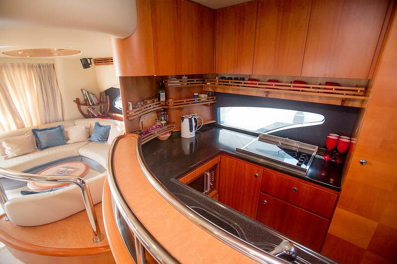 Galley in salon on the main deck