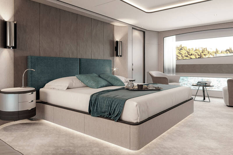 Owner's cabin on the main deck