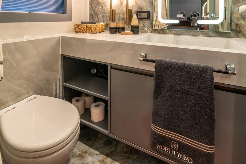 Bathroom in VIP cabin
