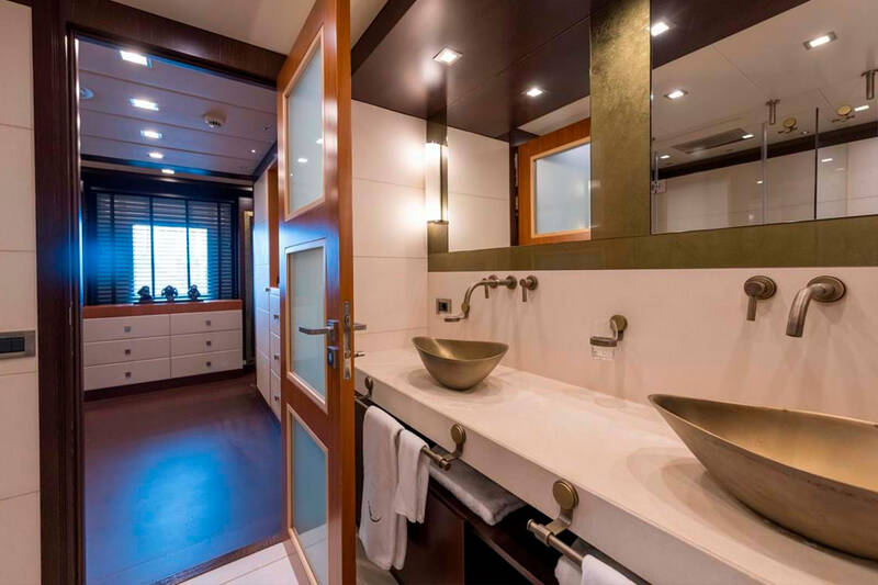 Bathroom at master cabin
