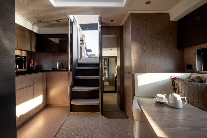 Dinette on the lower deck