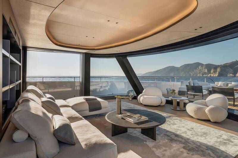 Upper deck media room