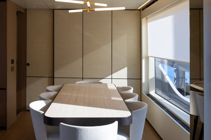 Dining area in main salon