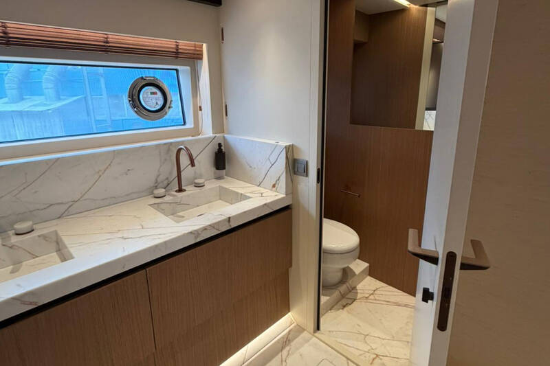 Bathroom at master cabin