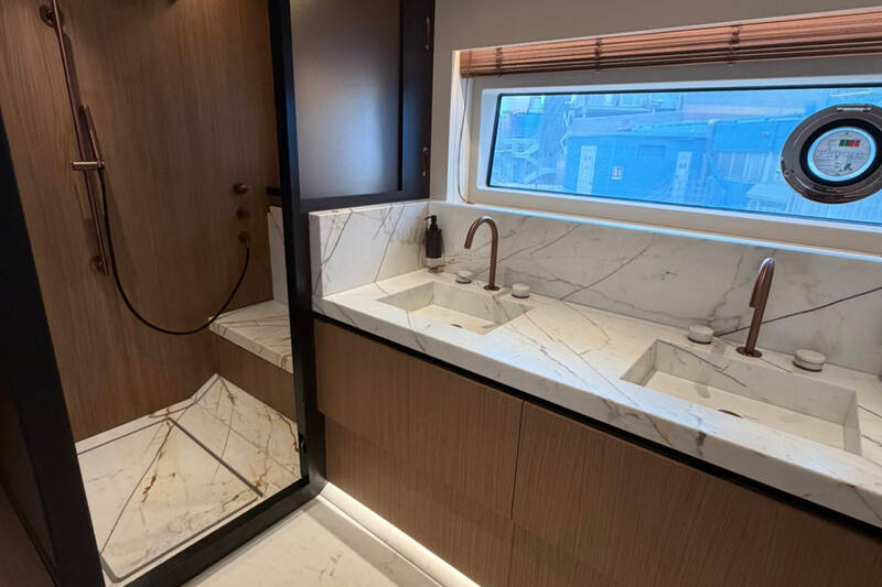 Bathroom at master cabin