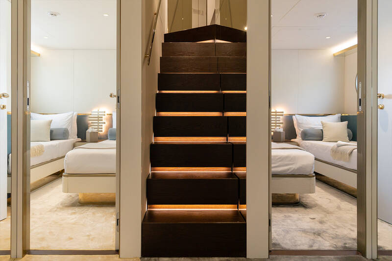 Lower deck lobby
