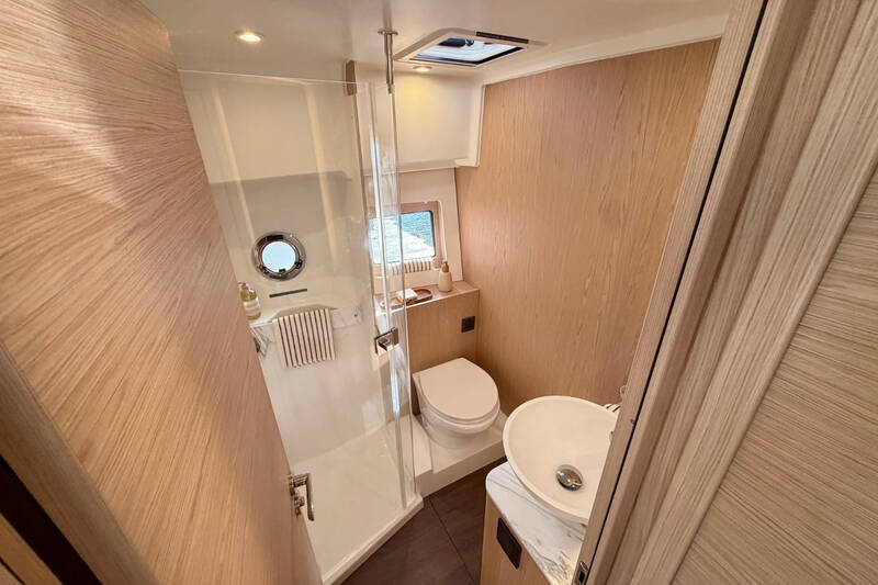 Guest cabin bathroom