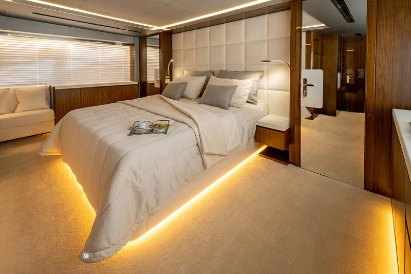 Owner's cabin on main deck