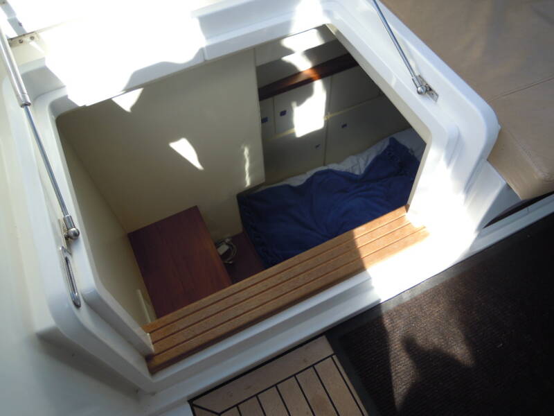Entrance to crew cabin