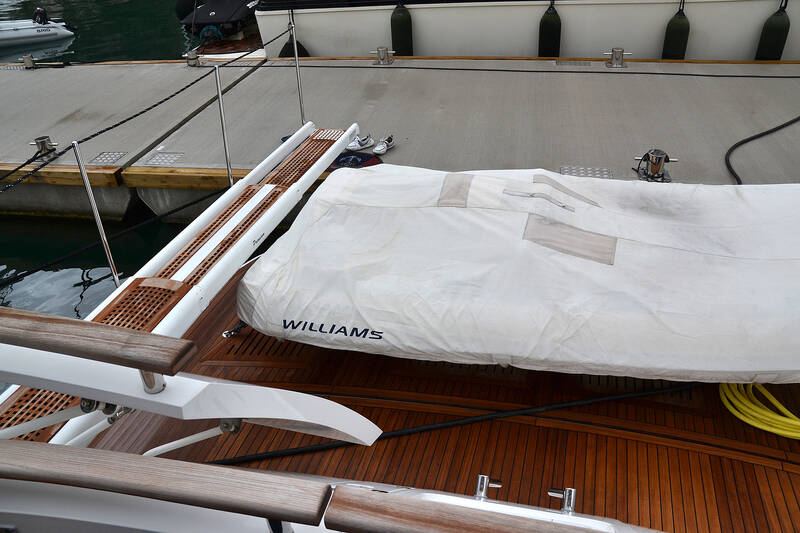 Bathing platform Fairline Squadron 78 (2011)