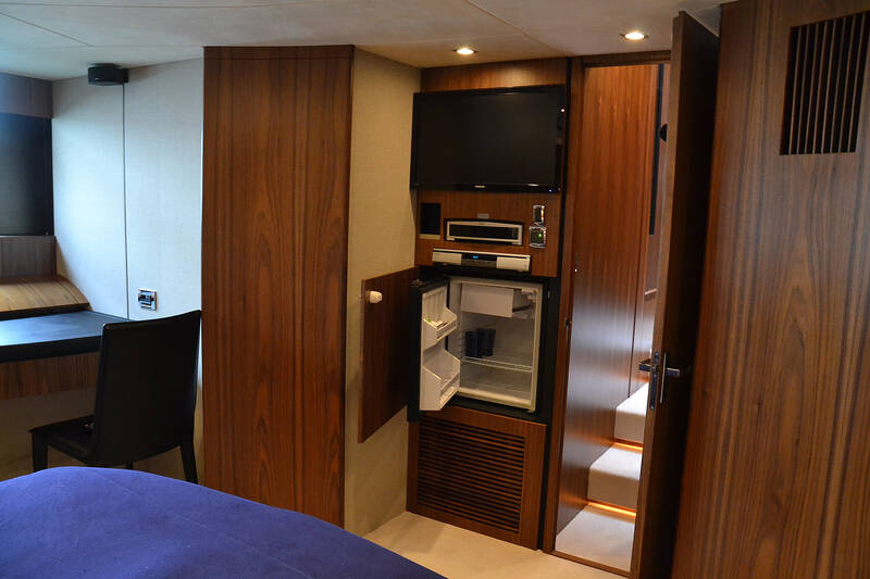 Safe in owner's stateroom Fairline Squadron 78 (2011)