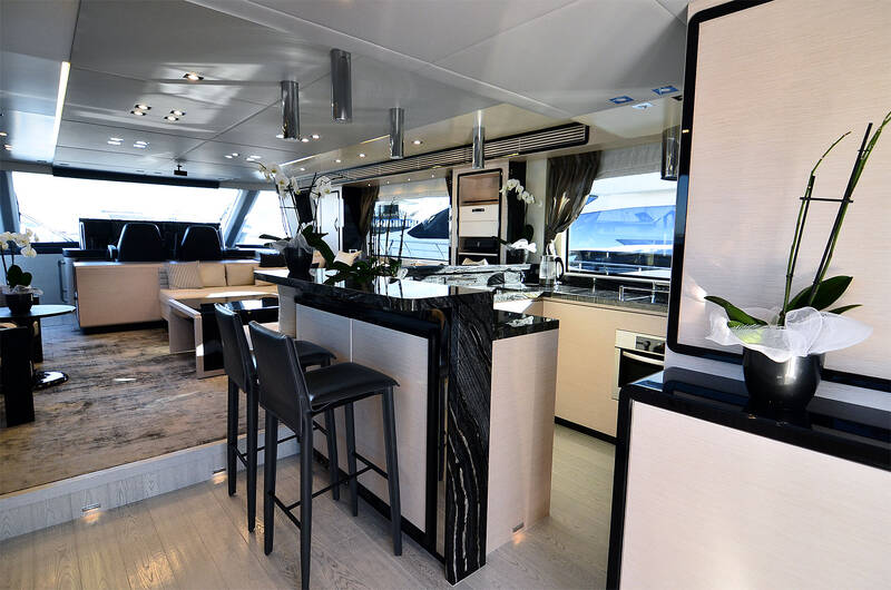 Galley on the main deck