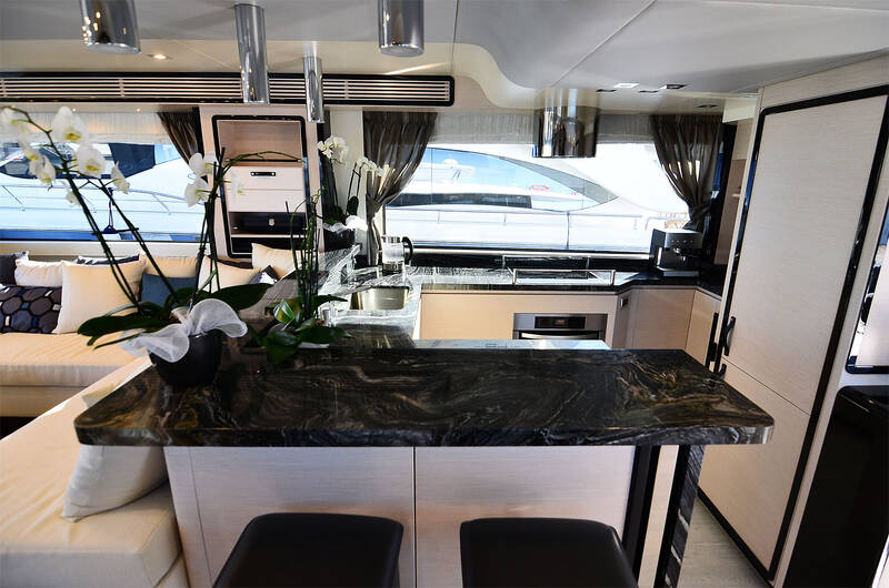 Galley on the main deck