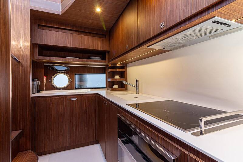 Galley on lower deck