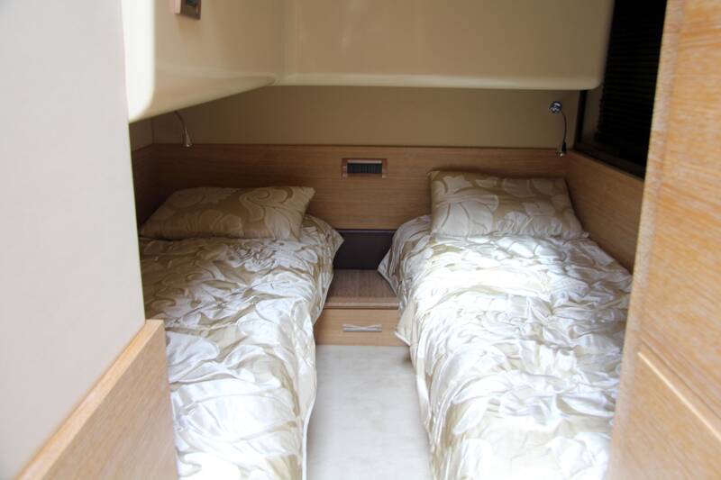 Cabin on the port side