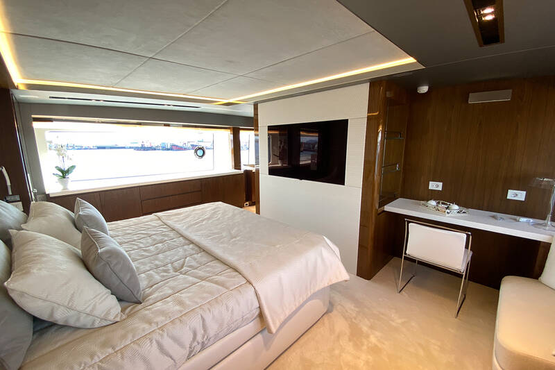 Owner's cabin on main deck