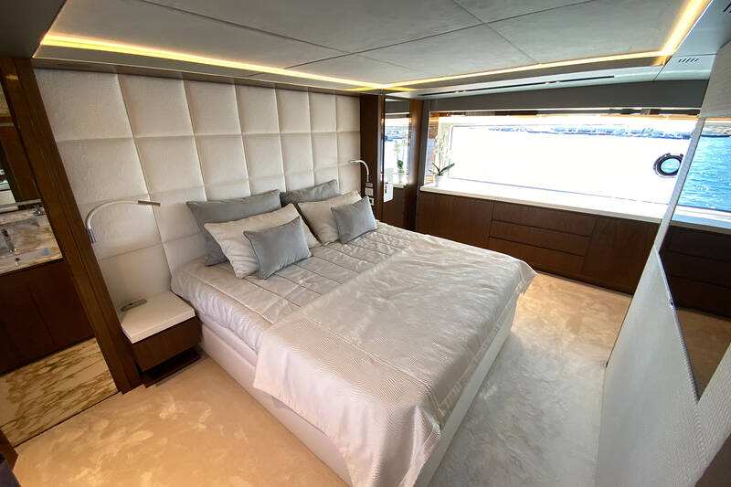 Owner's cabin on main deck
