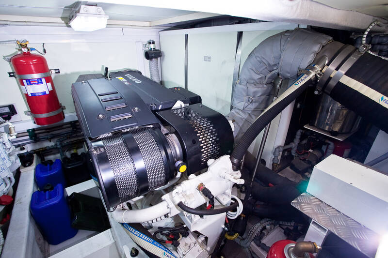 The engine compartment