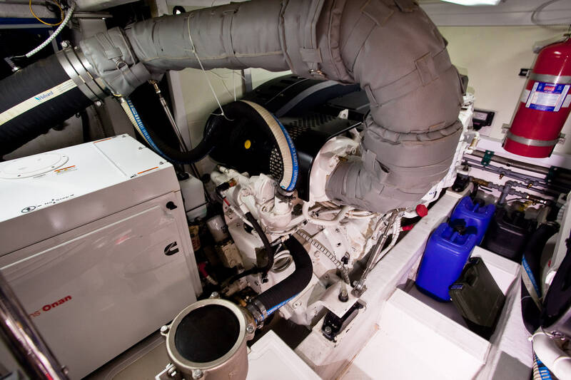 The engine compartment