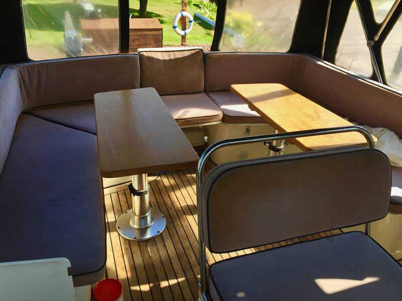 The salon on the main deck