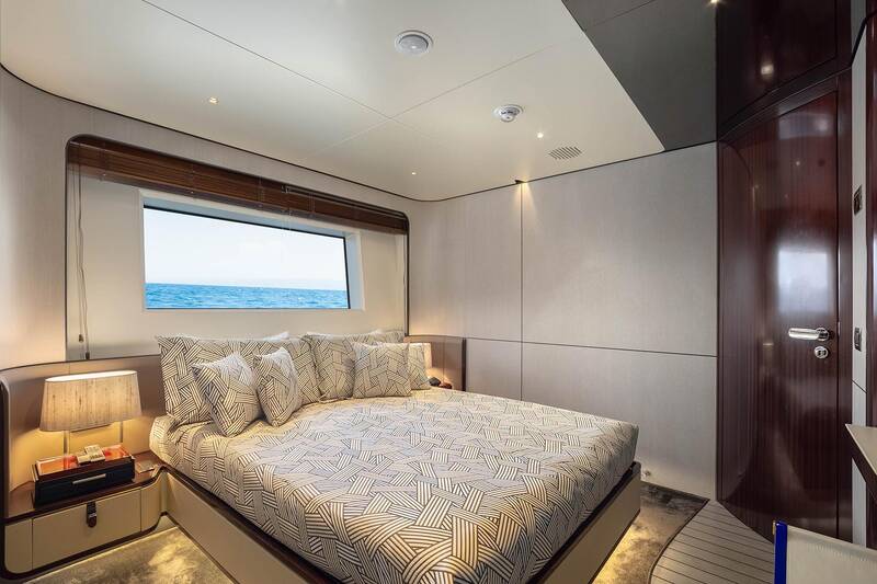 VIP cabin on port side lower deck