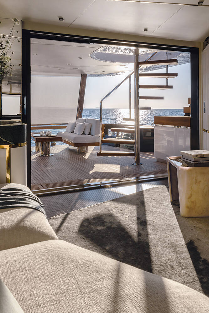 Salon on the main deck