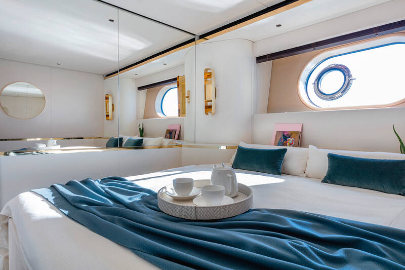 VIP cabin on port side