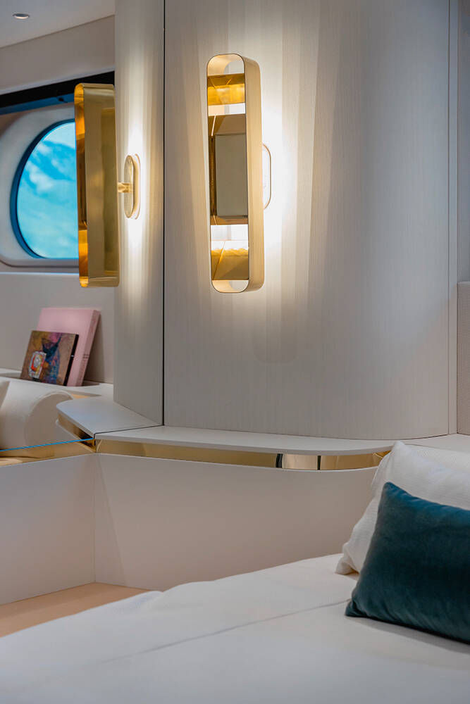 VIP cabin on port side