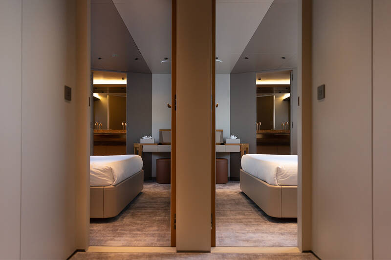 Lower deck lobby