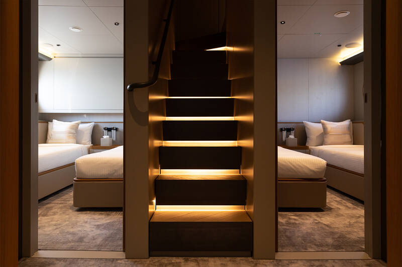 Lower deck lobby