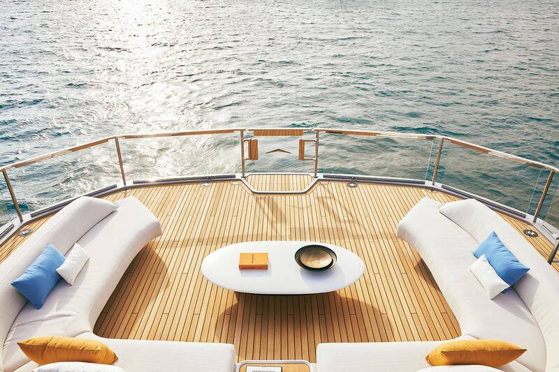 Lounge area on the aft of main deck