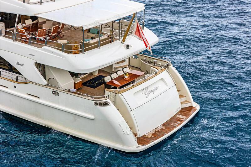 Exterior aft