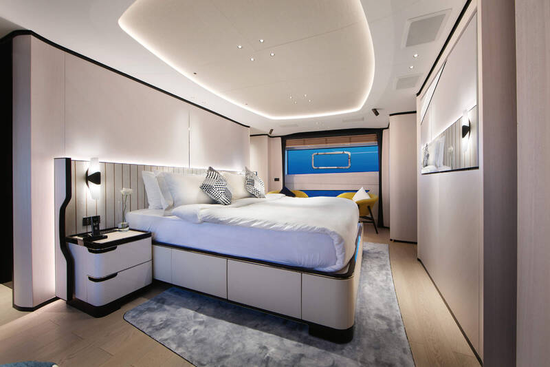 Owner's cabin on the main deck