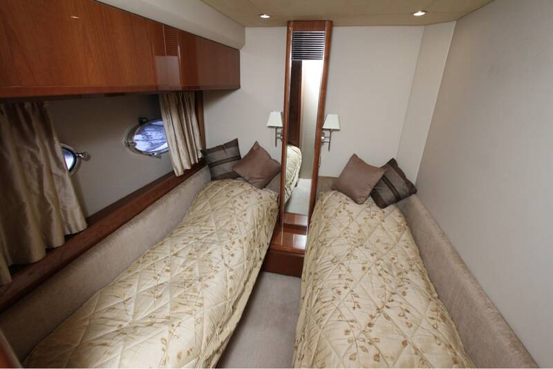 Cabin on the port side
