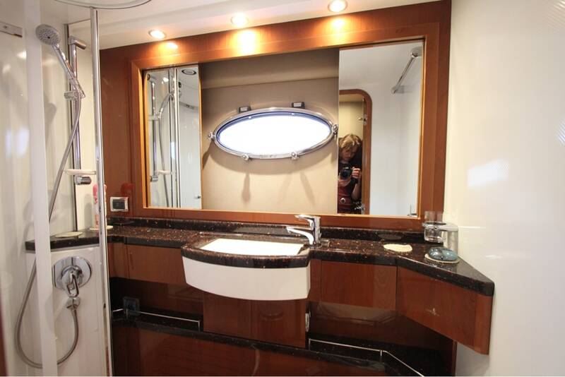 The master bathroom